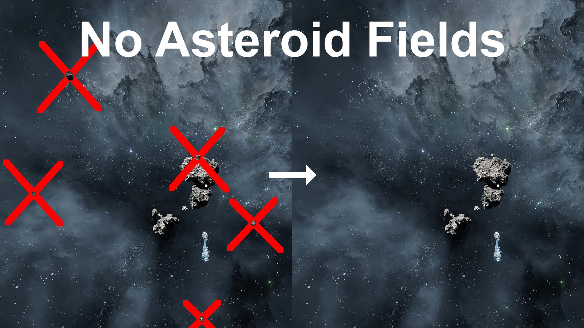 No Asteroid Fields
