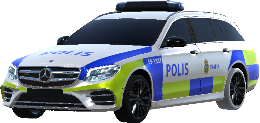 MB E swedish police preview