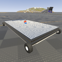 car with 1024 motors