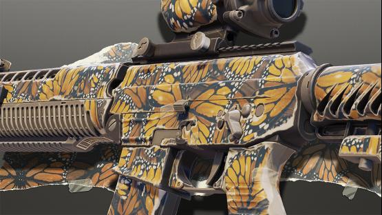 SG 553 | Paper Collage (Monarch)