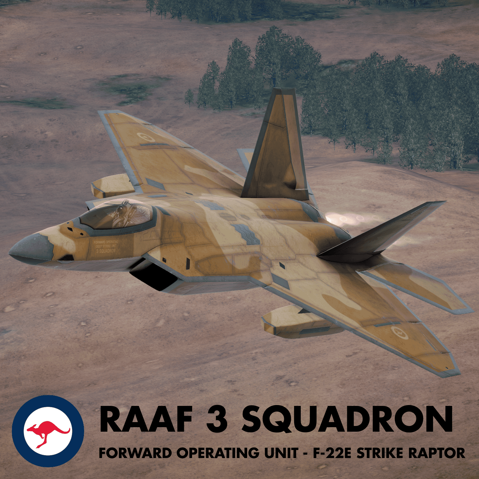 RAAF 3 Squadron Forward Operating Unit - F-22E Strike Raptor preview