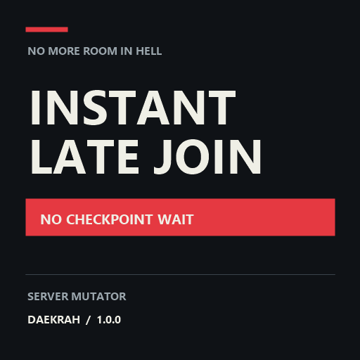 Late Join — No Checkpoint Wait preview