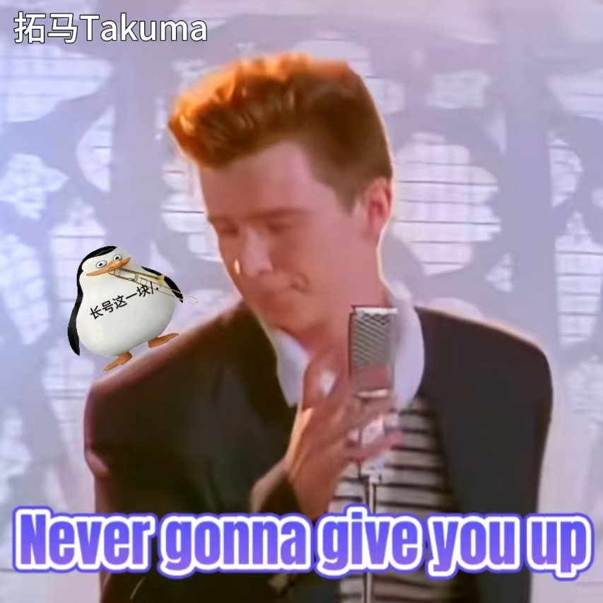 Never gonna give you up