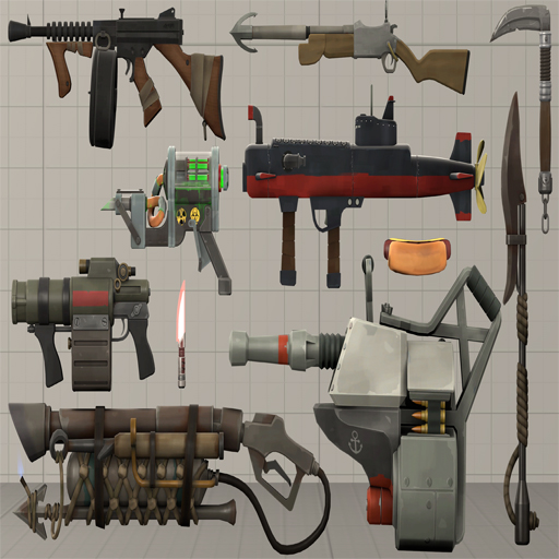 Team Fortress 2 Enhanced Weapons Pack #15 (Props)