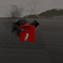 Realistic V8 Engine