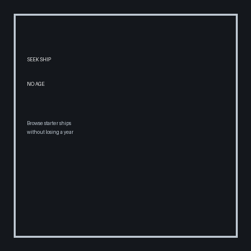 Seek Ship - No Age