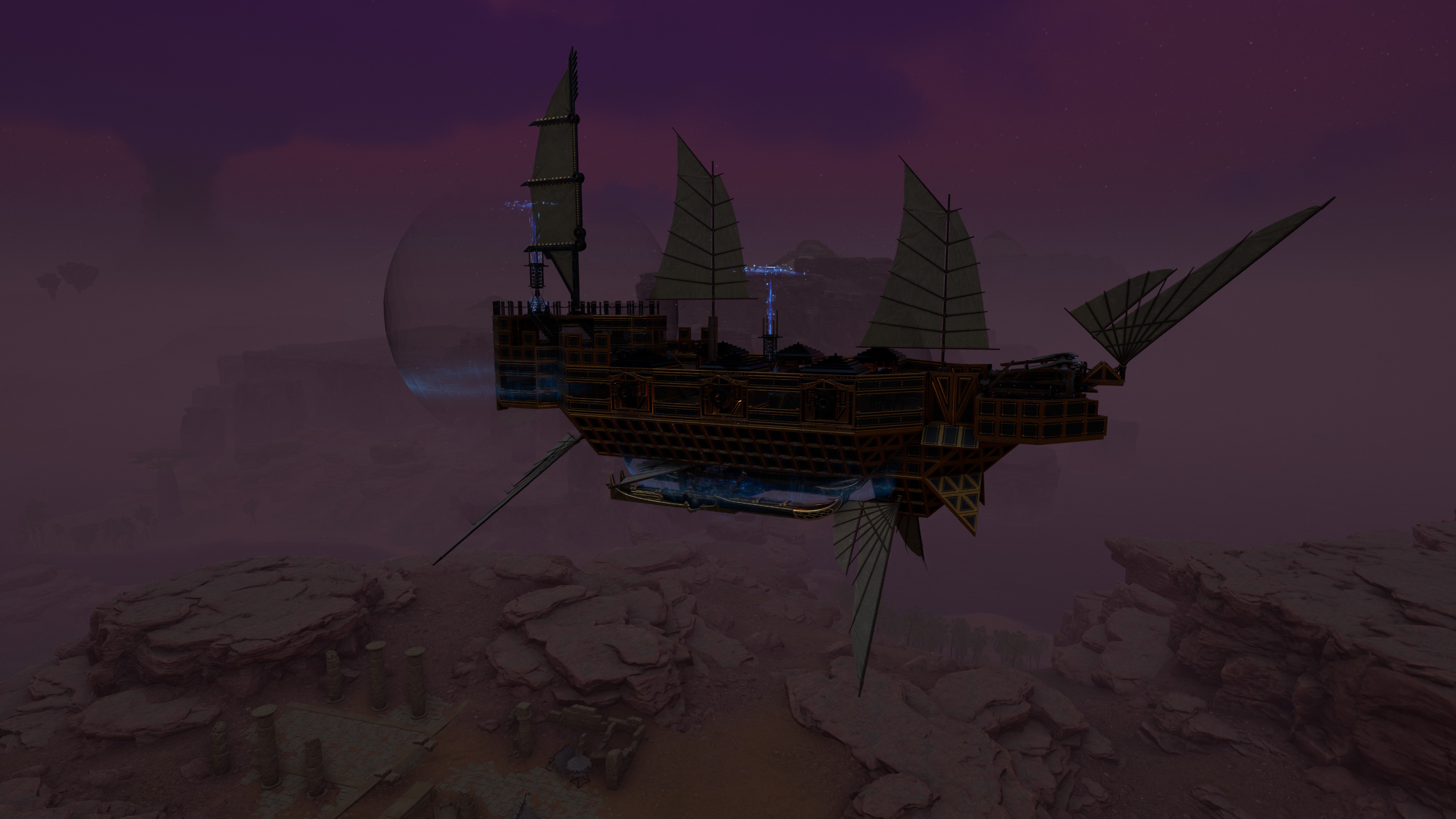 強化浮空戰船 – Soulmask Mod