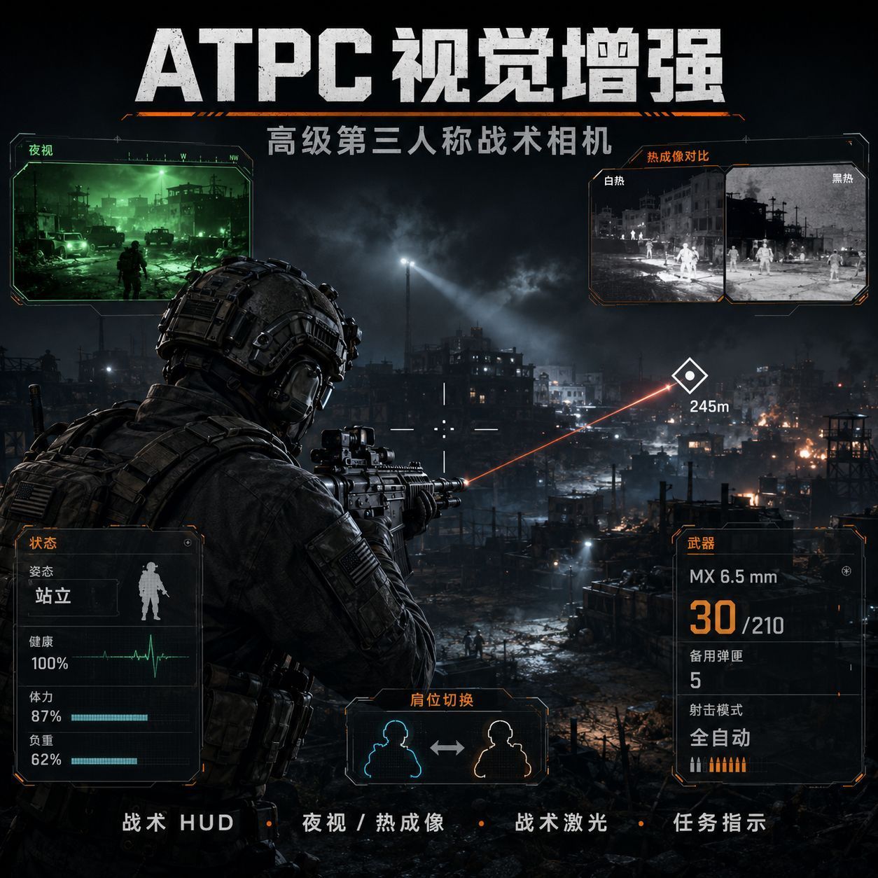 Advanced Third Person Camera 高级第三人称视角