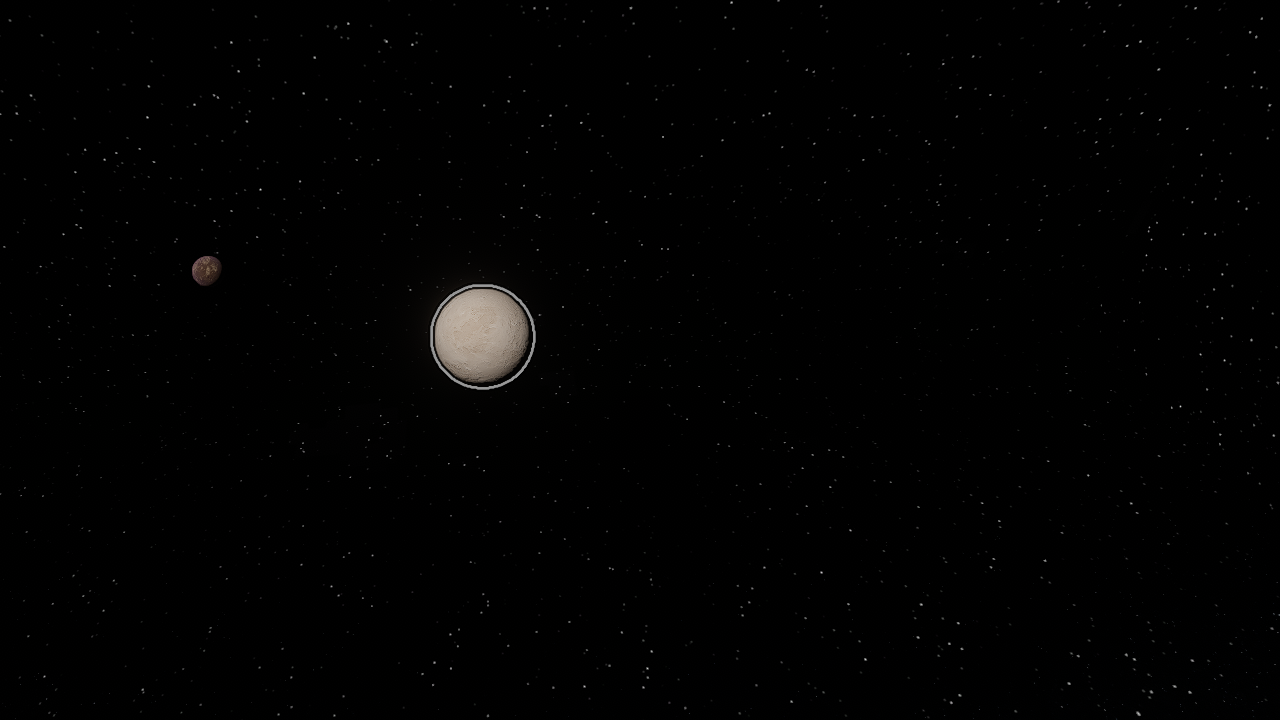 Simulation of Theia and Earth