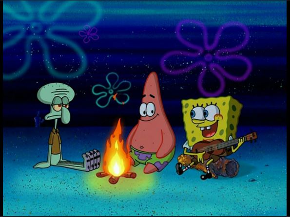 spongebob campfire song song offkey edition