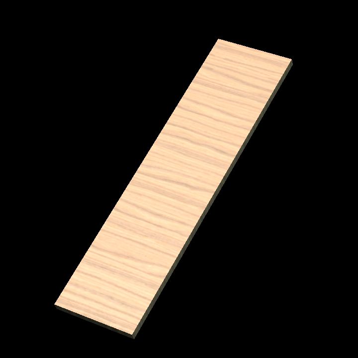 Wooden ramp - Walnut 22 B