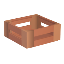 Square Crate - closed front