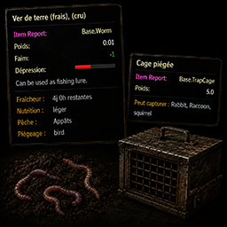 [Food/Survival] Tooltips – Project Zomboid Mod