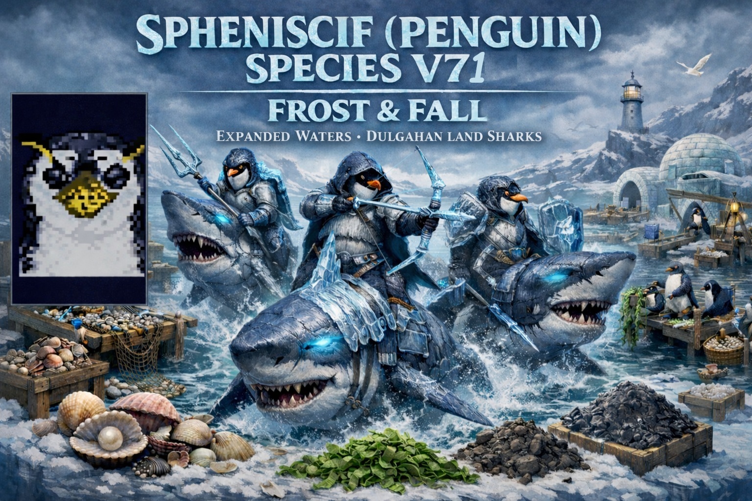 Spheniscif (Penguin) Species / EXWaters,Dulgahan,Frost&Fall V71 (standard)