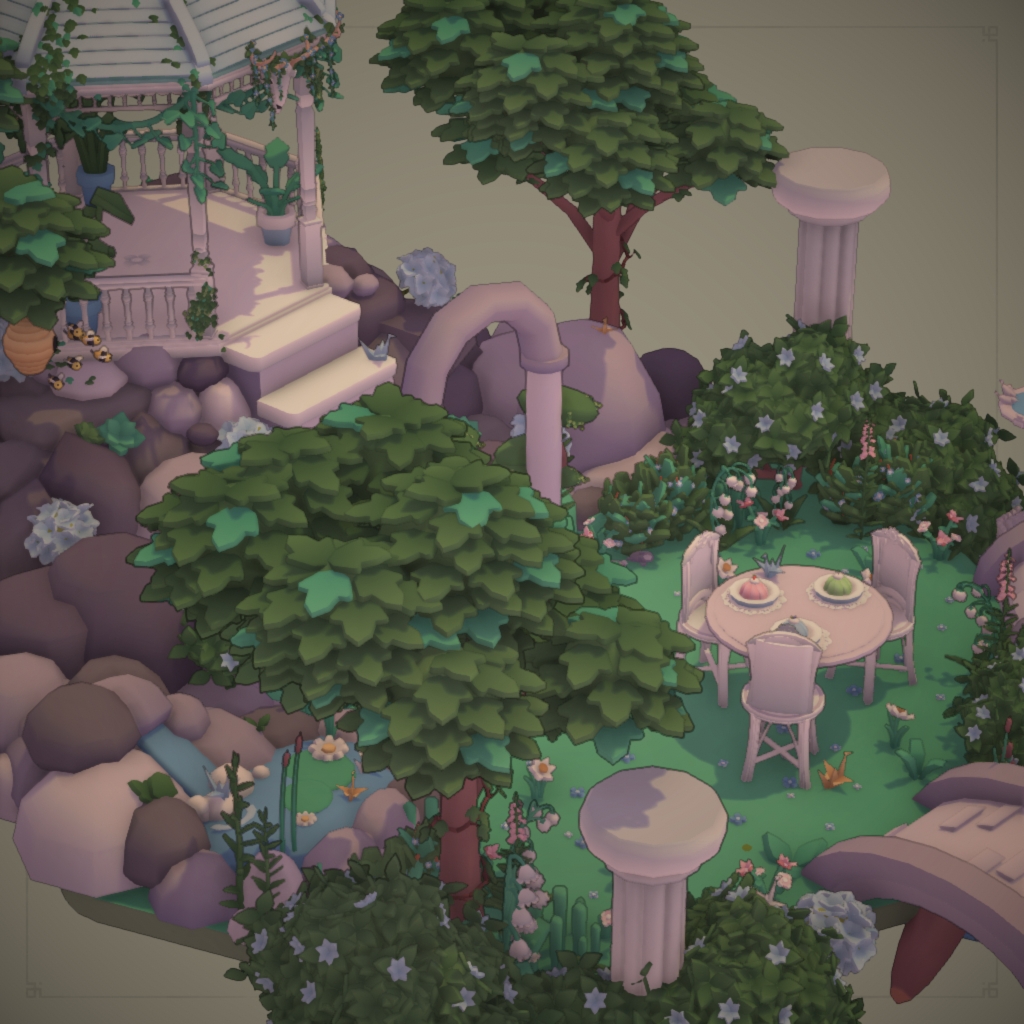 Serene princess garden
