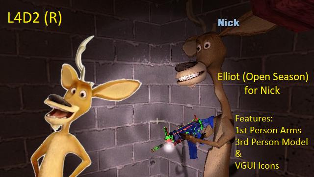 Elliot (Open Season) for Nick (L4D2)