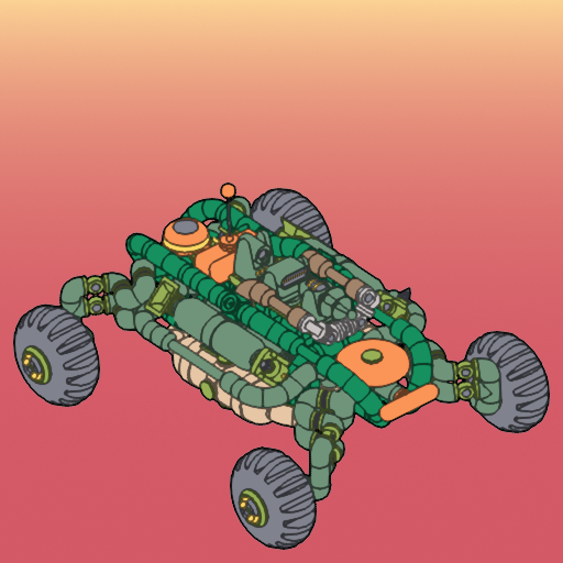 Teenage Mutant Ninja Rovers (Michalangelo)