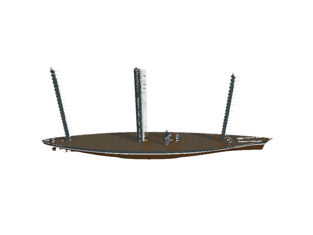 KMS Super battleship hull