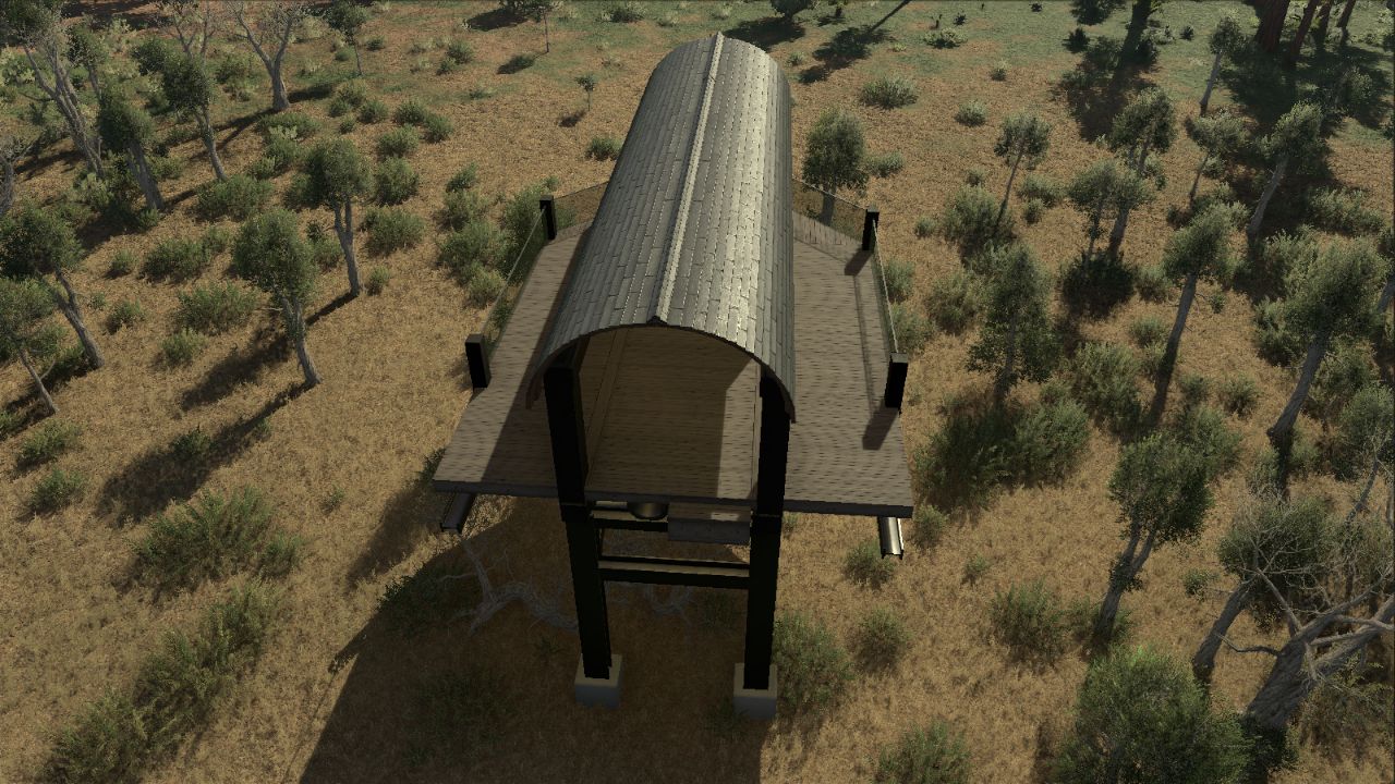 Raised Walkway E9 Long Balcony Dual End (Pro-Naturalist Pack)