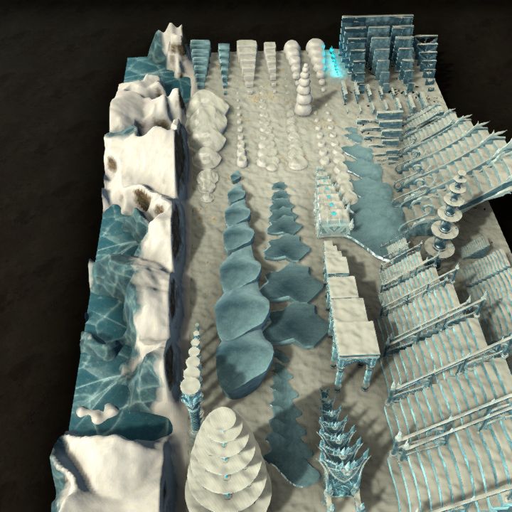 Ice Objects Scaled