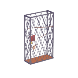 Aviary with decorations - bookshelf sized preview