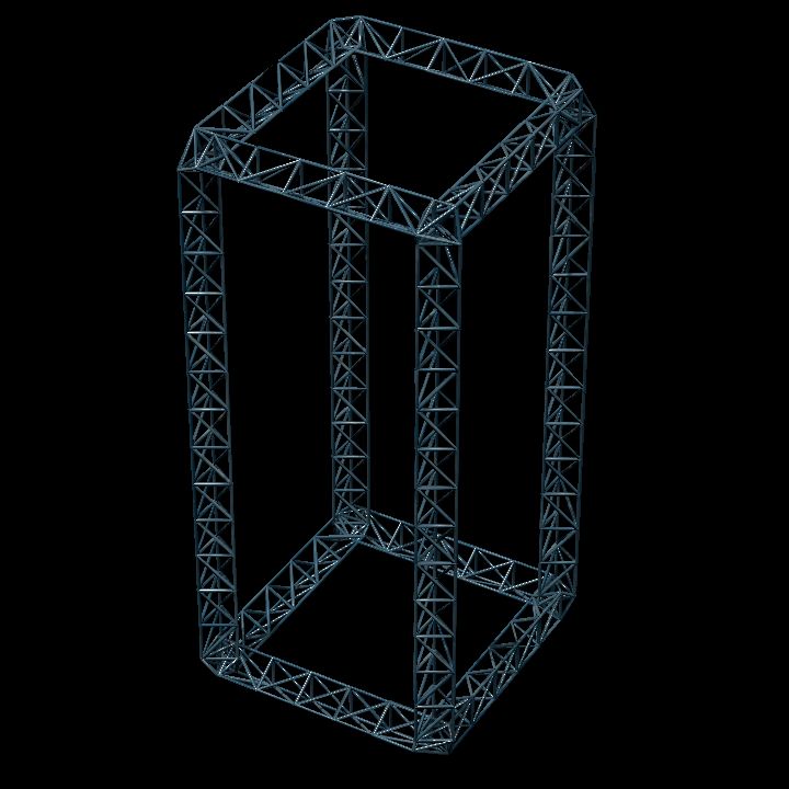 Girder constructions blue metal 3