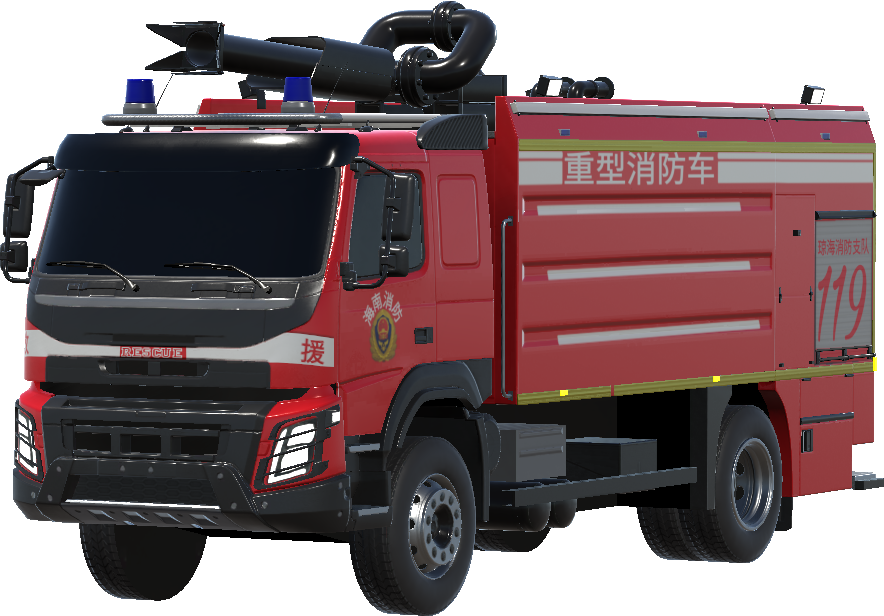 (China) Qionghai Fire Engine Livery(Orion) v2.0