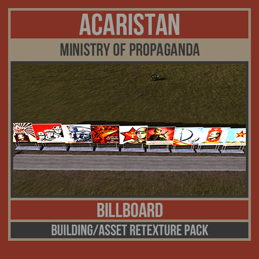 Billboard - Acaristan Ministry of Information - Propaganda Division