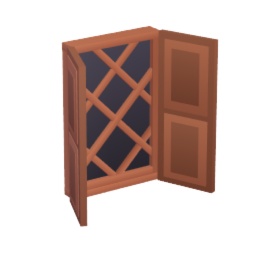 center window w shutters