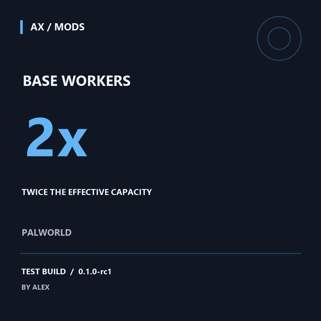 Base Worker Slots ×2
