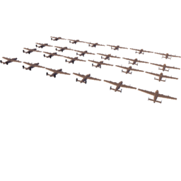 AI hostile BOT bomber swarm (LOTS OF BOMBERS)