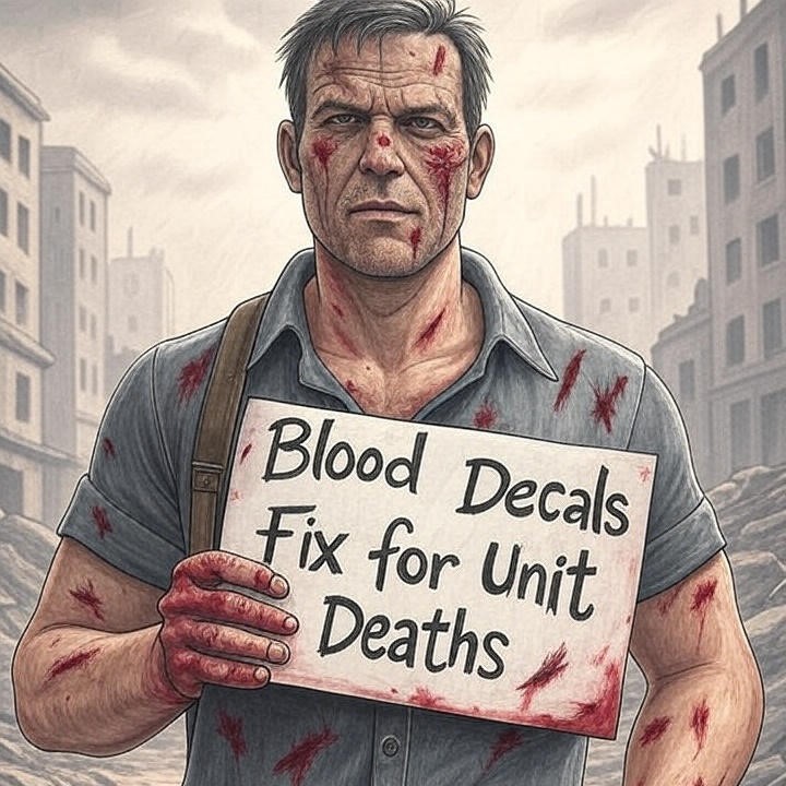 Blood Decals Fix for Unit Deaths