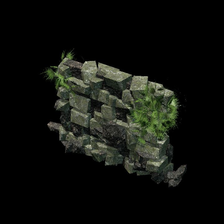 Jungle Ruins - Wall 2 B