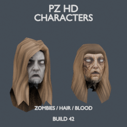PZ HD Characters — Zombies, Hair & Blood