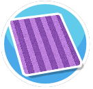 Rug Purple Stripes Vertical