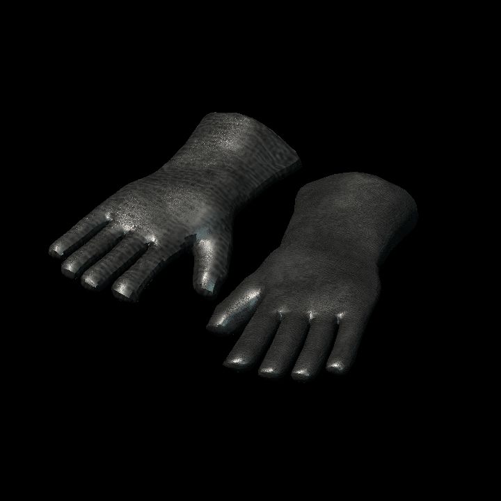 Leather gloves - lying pair down 6