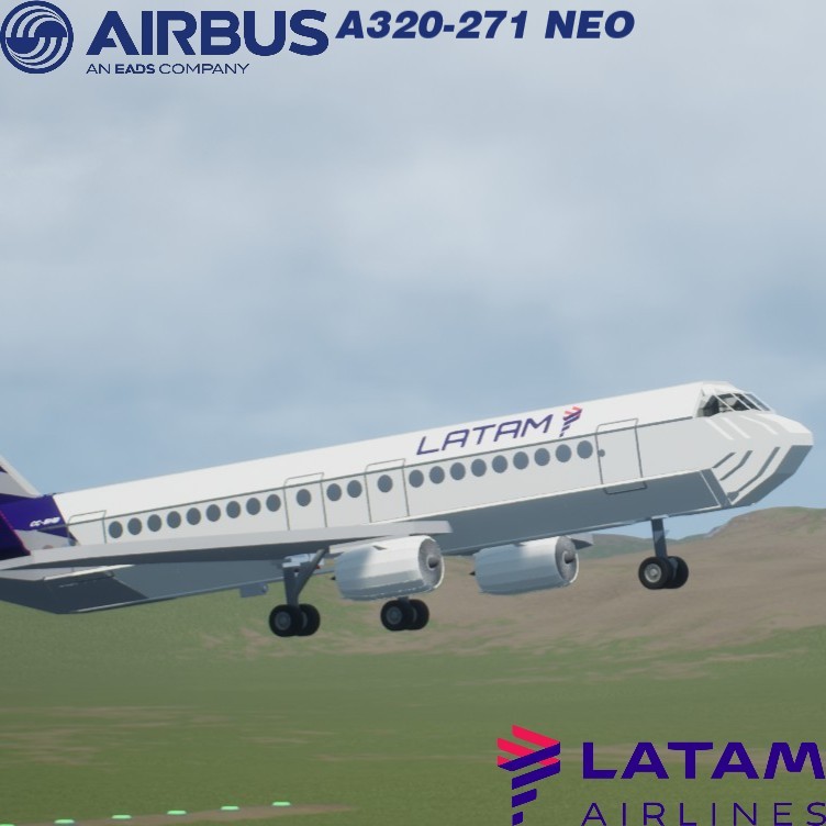 Softbody AIR LINER Airbus A320-271 NEO Latam Airlines Perú