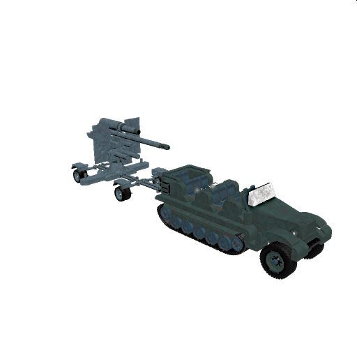 Sd Kfz 7 and Flak 88mm