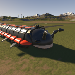 Largest insect hovercraft land/water drive