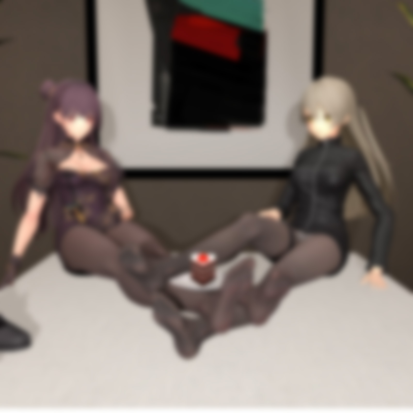 【少女前线2】交叉黑丝与蛋糕——【Girls Frontline 2】Cross Black Stockings and Cake