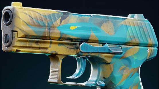 P2000 | Snake Camouflage | Turquoise/Orange