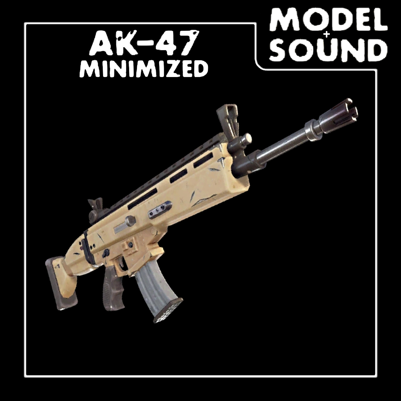 AK-47 Minimized: Gold Scar [Fortnite]