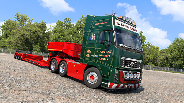 S. Lyon & Son - Volvo FH Classic & SCS Low Loader