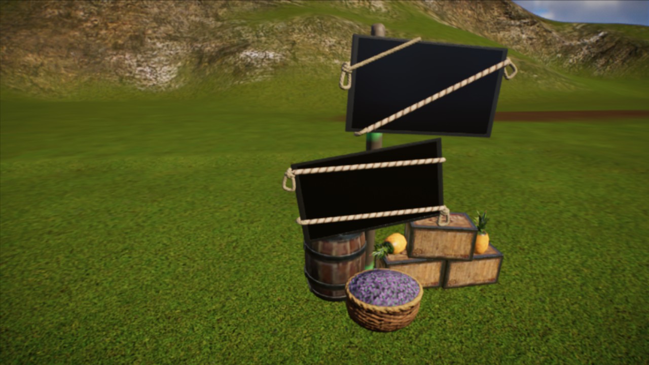 Pirate Zoo: Double Habitat Education Sign
