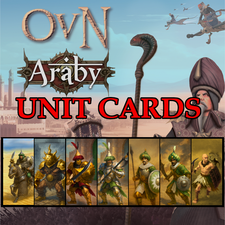 Thom's Araby Unit Cards