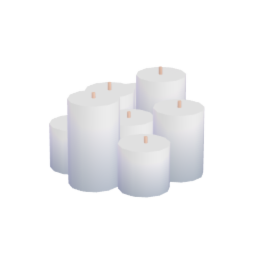 Large Candle Cluster