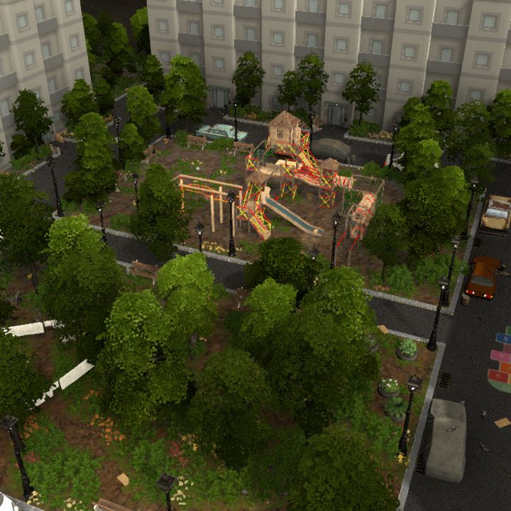 Modern City (Courtyard)