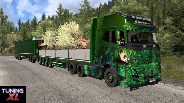 Volvo FH6 Panda Special+Trailer (TruckersMP)