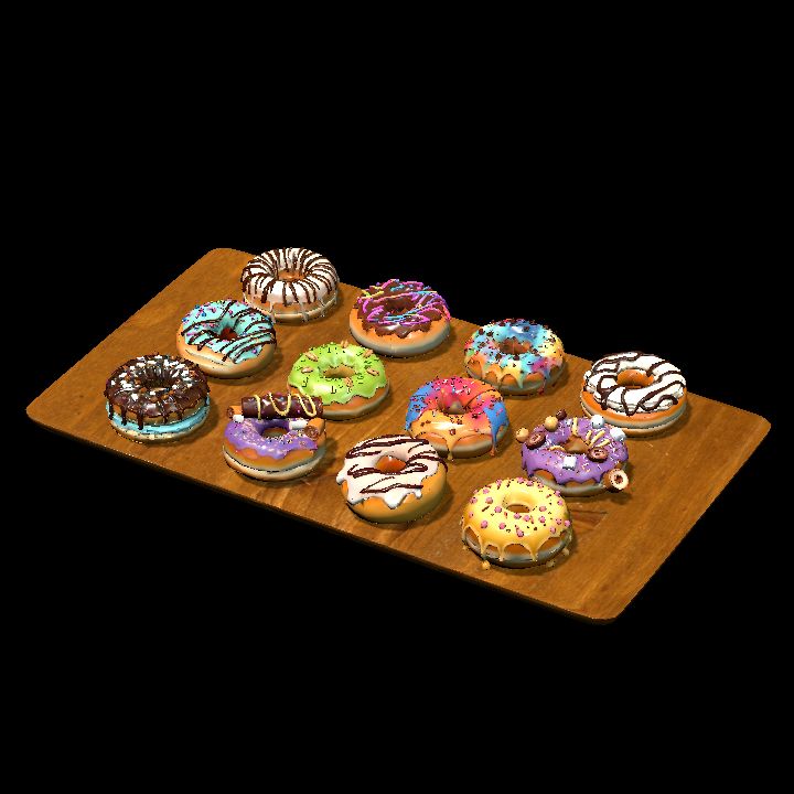 Tray of donuts 4