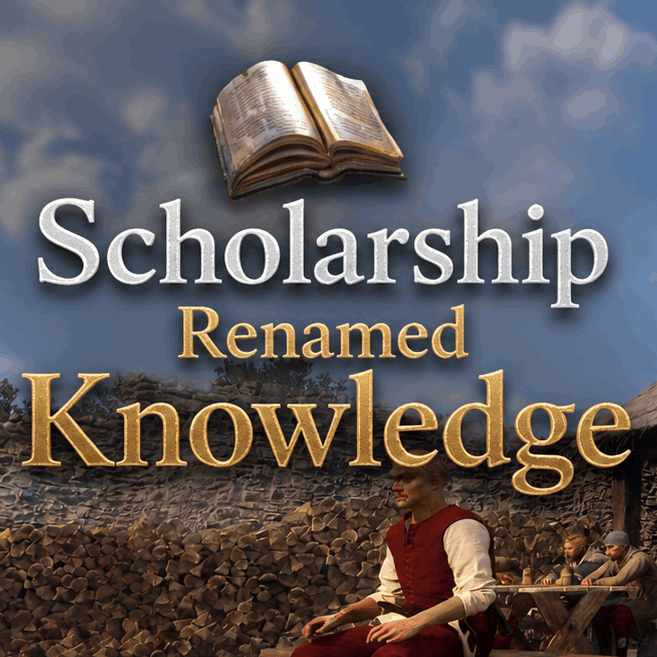 Scholarship Renamed Knowledge